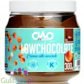 Ciao Carb LowChocolate Nocciole - krem czekoladowo-orzechowy bez dodatku cukru