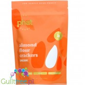 Real Phat Foods Almond Flour Cheddar Crackers - migdałowe keto krakersy TRÓJ-serowe