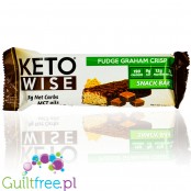 Keto Wise Snack Bars - Fudge Graham Crisp 6/Box