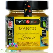 Pure & Good Mango 89kcal - dżem bez cukru, słodzony tylko stewią i erytrolem