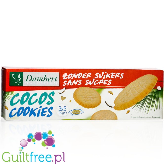 Damhert Cocos Cookie  - ciastka kokosowe bez dodatku cukru