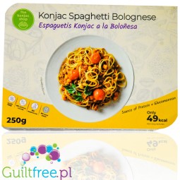 Konjac Shop Spaghetti Bolognese 49kcal - gotowe danie spaghetti bolońskie shirataki z wołowiną