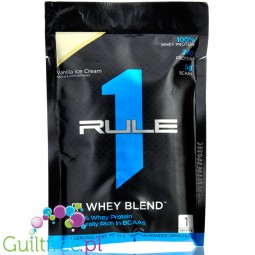 Rule1 R1 Whey Blend Vanilla Ice Cream protein powder, single sachet