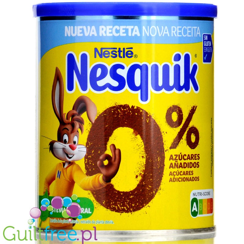 Nestlé Nesquik 0% no added sugar cocoa drink instant with stevia 0,32kg