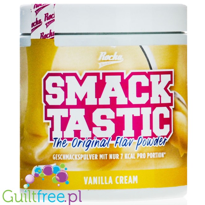 Rocka Nutrition Smacktastic Vanilla Cream 90g - wegański słodzący aromat waniliowy w proszku