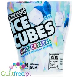 Ice Breakers Ice Cubes Mint Crystal, miętowo-mentolowa guma do żucia bez cukru 40szt