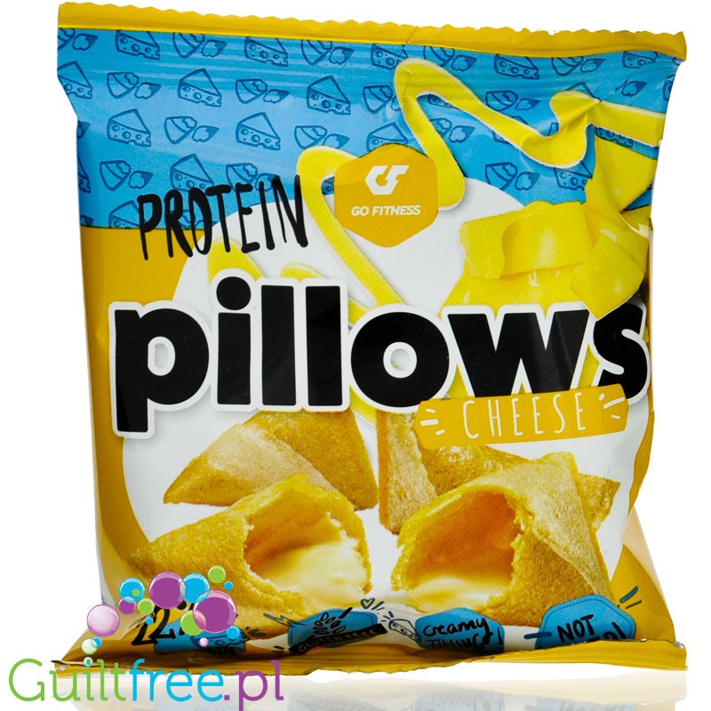 Go Fitness Protein Pillow Cheese - bezglutenowe chrupiące serowe poduszeczki proteinowe