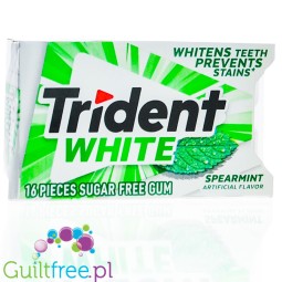 Trident White Spearmint sugar free chewing gum