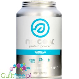 No Cow Vegan Protein Vanilla - wegańska odżywka o smaku waniliowym, 21g białka & 130kcal