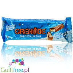 Grenade Carb Killa Cookies & Cream, baton białkowy 23g białka, Mleczna Czekolada & Ciasteczka z Kremem