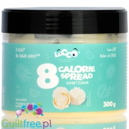 Locco 8kcal Creamy Coconut - low calorie & low fat thick sugar free spread