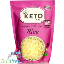 Keto Chef Organic Konjac Rice - odour fee, gluten free shirataki pasta 9kcal