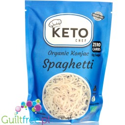 Keto Chef Organic Konjac Spaghetti - odour fee, gluten free shirataki pasta 9kcal