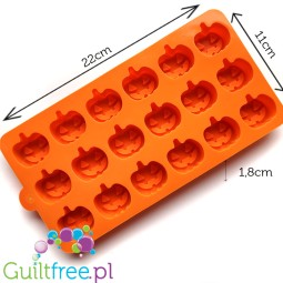 Silicone mold for pumpkin pralines, Halloween