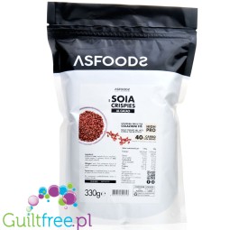 Asfoods Protein Soia Crispies al Cacao 330g - cocoa soy crispies