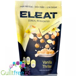 Eleat Cereal Reinvented Vanilla Thriller 250g - wegańskie proteinowe płatki śniadaniowe 25g białka & 20g błonnika