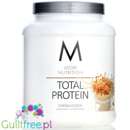 More Nutrition Total Protein Cinnalicious 0,6kg - kazeina, gęste białko, smak Płatki Cynamonowe
