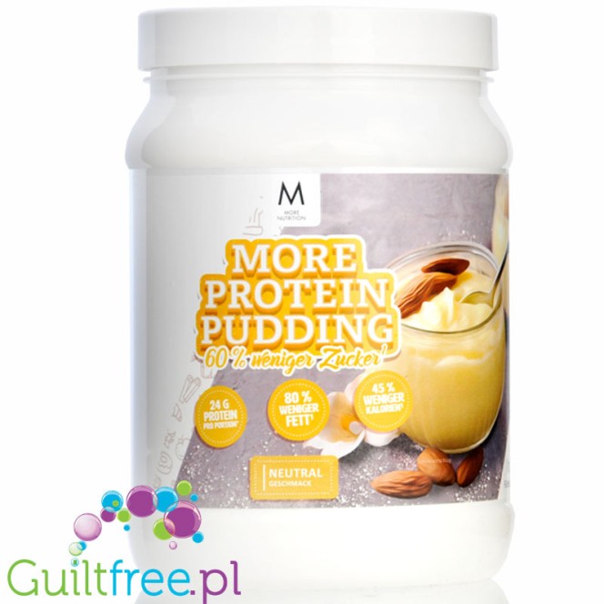 More Nutrition Protein Pudding Neutral 360g - sugar-free natural pudding