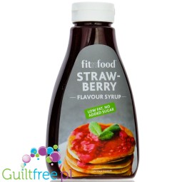 FitnFood Strawberry - sos o smaku truskawkowym bez cukru i bez tłuszczu, 5kcal