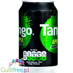 Tango Sugar Free Apple 330ml - napój zero kcal bez cukru zielone jabłuszko