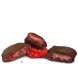 RAW Cocoa Keto Strawberries in Dark Chocolate - truskawki w ciemnej czekoladzie bez dodatku cukru słodzonej erytrolem