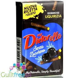 Dietorelle Gommose Liquirizia  BOX - sugar-free licorice gummies with stevia