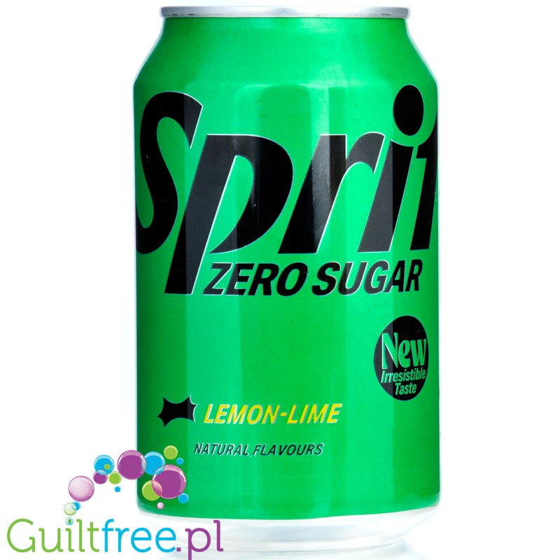 Sprite Zero Sugar Lemon & Lime - cytrynowo-limonkowy Sprite bez cukru, zero kcal 330ml