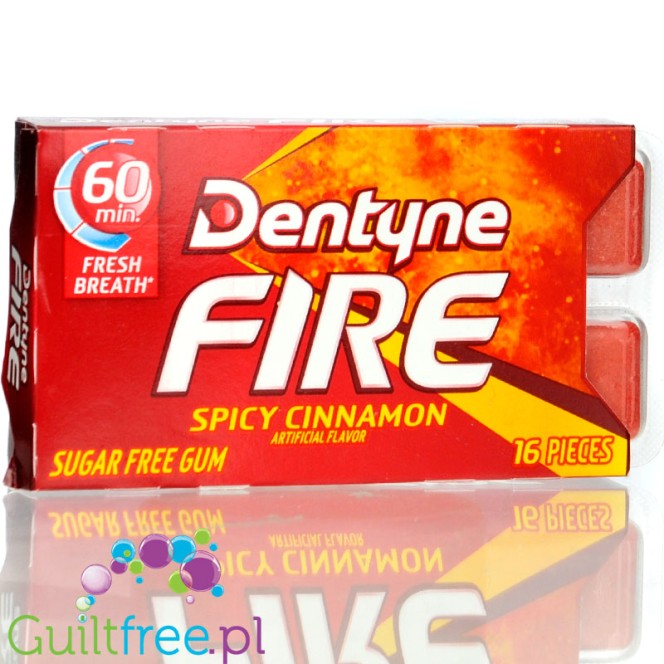 Dentyne Fire Spice Cinnamon 16pieces Sugar Free