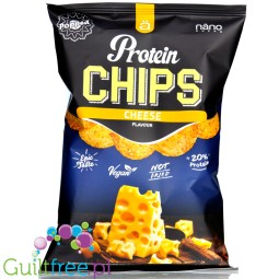 Nano Ä Vegan Protein Chips Cheese - wegańskie chipsy białkowe Serowe bez soi i mleka