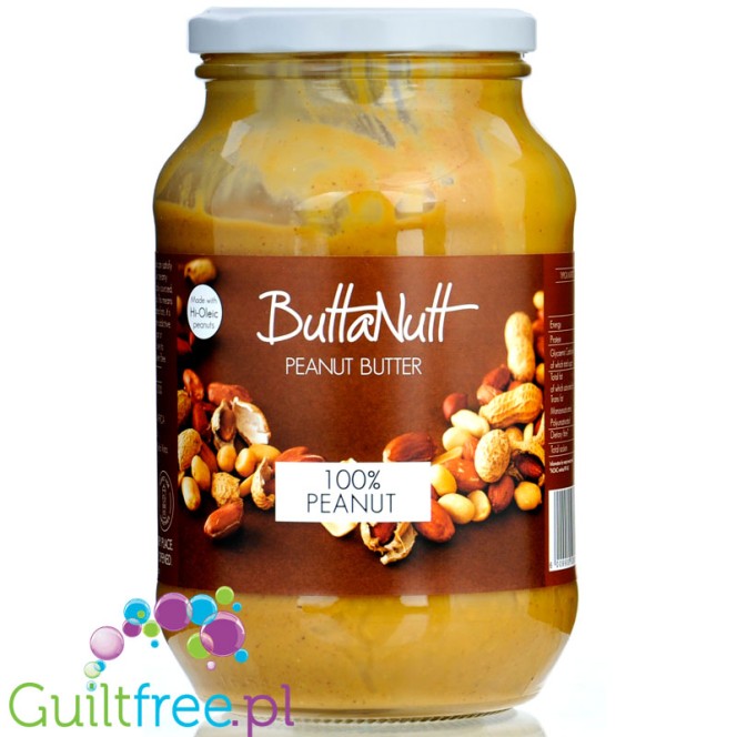 ButtaNutt Peanut Butter 1KG - czyste masło orzechowe 100% RPA