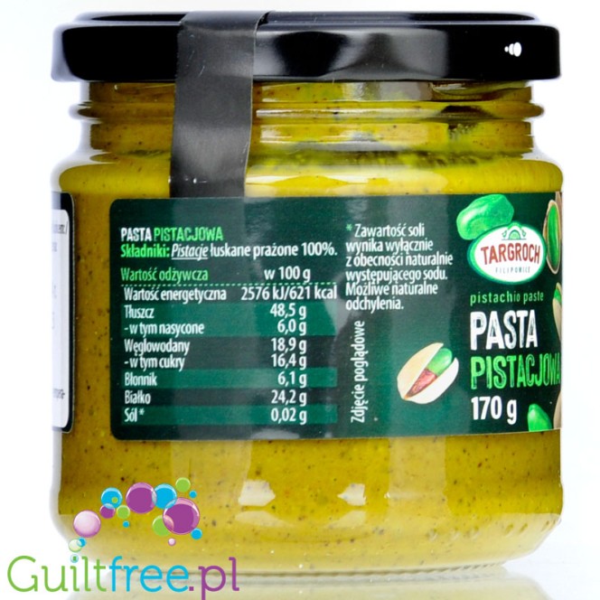 Targroch pistachio paste 170g - unsalted roasted pistachio butter