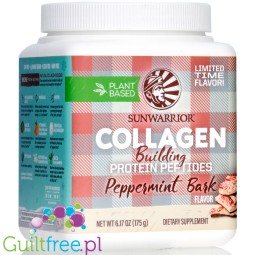 Sunwarrior Collagen Building Protein Peptides Peppermint Bark