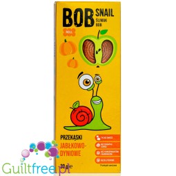 Bob Snail Jabłko & Dynia 30g - przekąska z owoców bez dodatku cukru Bob Snail