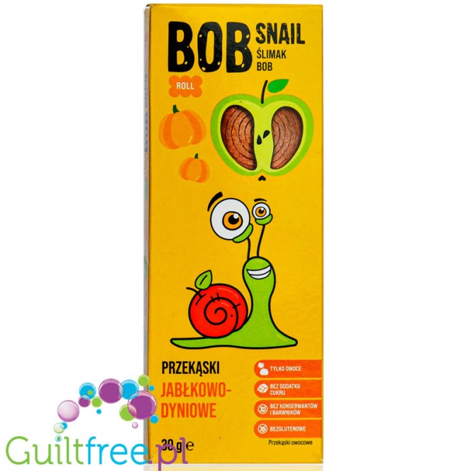 Bob Snail Jabłko & Dynia 30g - przekąska z owoców bez dodatku cukru Bob Snail