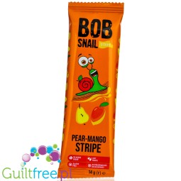 Bob Snail Roll Fruit-pear with mango snack with no added sugar 30g