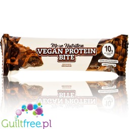 More Nutrition Vegan Protein Bite Brownie - wegański baton białkowy bez cukru i oleju palmowego, Brownie