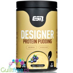 Esn Protein Pudding Vanilla Cream - waniliowy budyń białkowy, 16g białka w porcji 101kcal