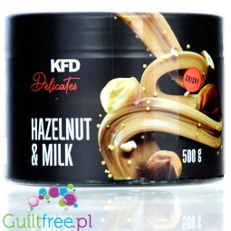 KFD Delicates Crispy Hazelnut & Milk (Kinderowy) mleczno-orzechowy krem z chrupkami ryżowymi