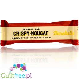 Barebells Crispy Nougat - nadziewany baton proteinowy 20g białka, Mleczna Czekolada & Nugat