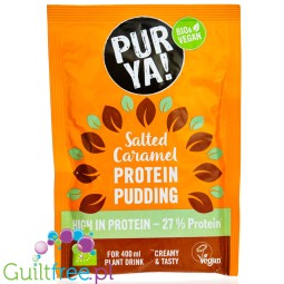 Pur Ya! Protein Pudding Salted Caramel - wegański proteinowy budyń instant 27% białka, Solony Karmel