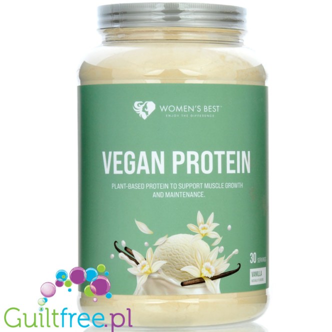 Women's Best Vegan Protein Vanilla - wegańska odżywka białkowa dla kobiet