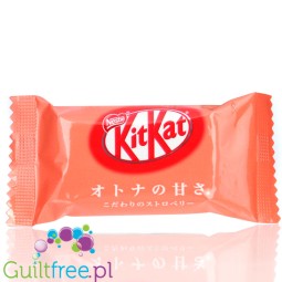 KitKat Strawberry (CHEAT MEAL) - japoński baton mini, Truskawka & Białą Czekolada