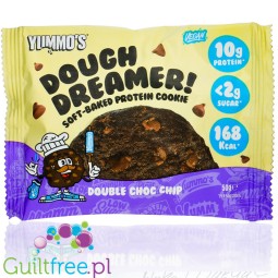 Yummo's Dough Dreamer Protein Cookie Double Choc Chip 50g