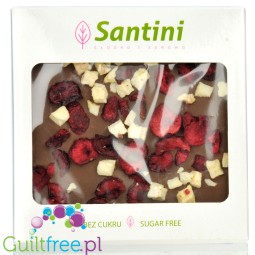 Santini Milk chocolate with cherries and apples no sugar