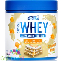 Applied Critical Whey Advanced Protein Carrot Cake - odżywka białkowa z WPI, WPH i WPC, 21g białka & 110kcal