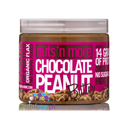 Nuts' n More Chocolate Peanut Butter No Sugar Added with Xylitol and Whey Protein