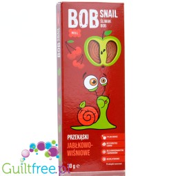 Bob Snail Roll Fruit-apple cherry snack with no added sugar 30g