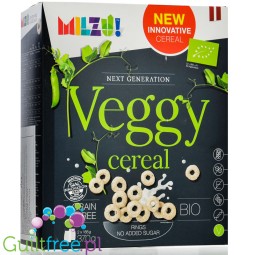 Milzu Veggy Cereal 370g - gray pea rings with quince juice
