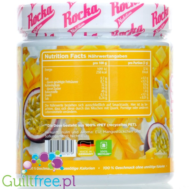 Rocka Nutrition Smacktastic Mango Maracuja 270g