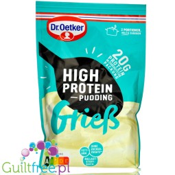 Dr Oetker High Protein Pudding Griess - proteinowa kasza manna bez cukru